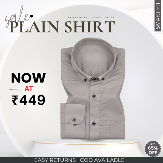 Men’s Formal Shirt Sale – Elevate Your Office Style | Flexible Cotton Shirts | OS-16