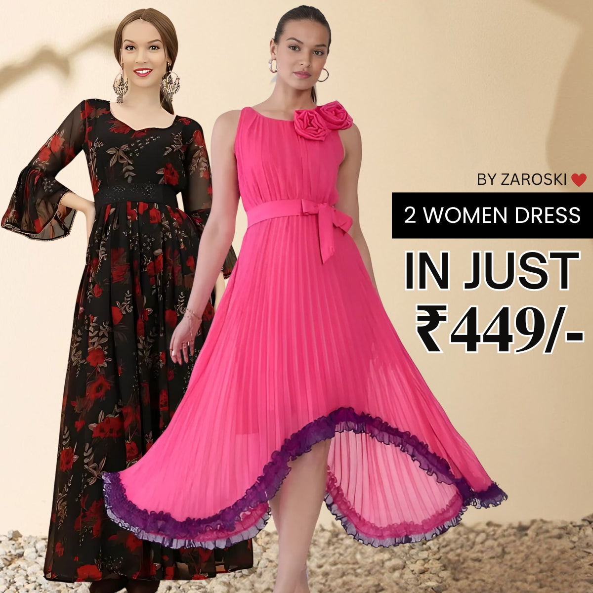 2 Combo Women’s Dresses | Premium Quality | C-088