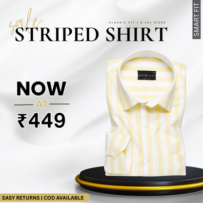 Men’s Formal Shirt Sale – Elevate Your Office Style | Flexible Cotton Shirts | OS-17