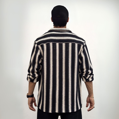2-Pack Men’s Crochet Shirts | Lightweight and Trendy | CR-08