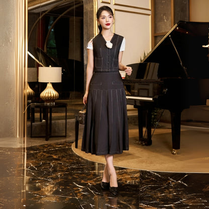 Pack of 3 Fashionable High-Low Hem Western Dress for Evening Celebrations | WD -02