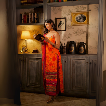 Embrace Elegance with Our 3-Piece Adjustable Kurti, Pant & Dupatta Set | PACK OF 3 | AK-04