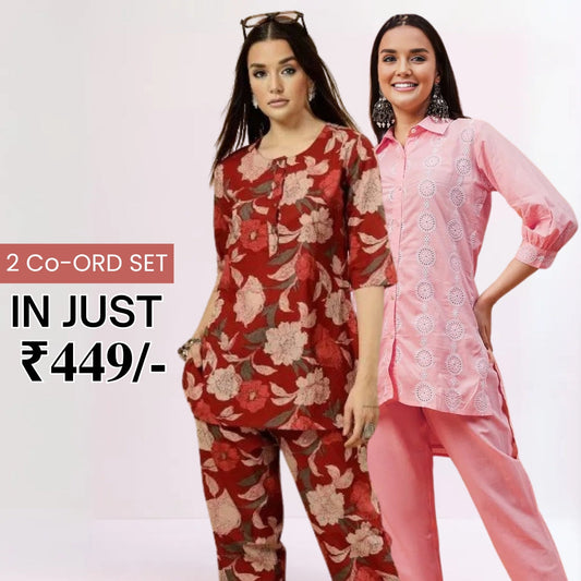 2-Pack Combo Double the Style with Our Co-Ord Set | C-145