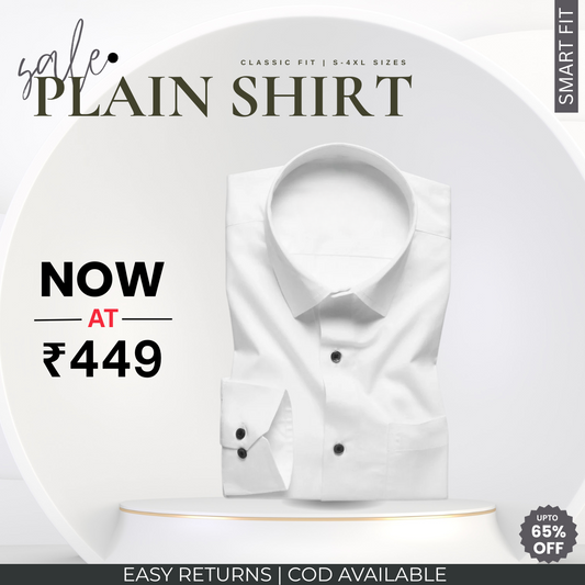 Men’s Formal Shirt Sale – Elevate Your Office Style | Flexible Cotton Shirts | OS-20