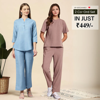 2-Pack Summer Style Duo: Co-Ord Set Combo | CS-02