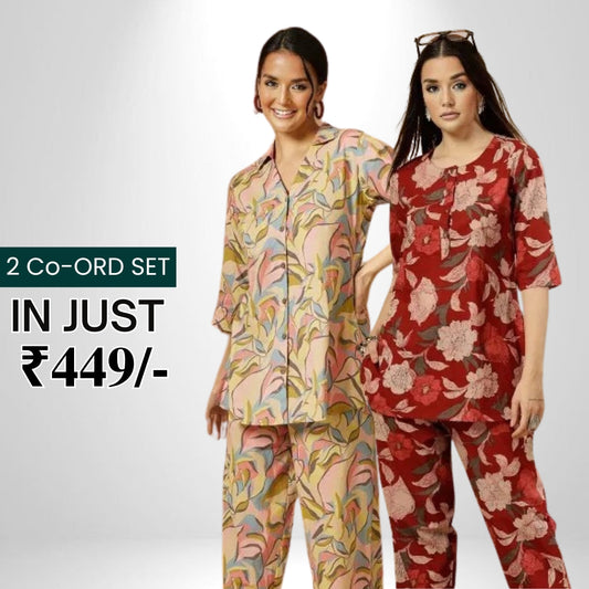 2-Pack Combo Double the Style with Our Co-Ord Set | C-132