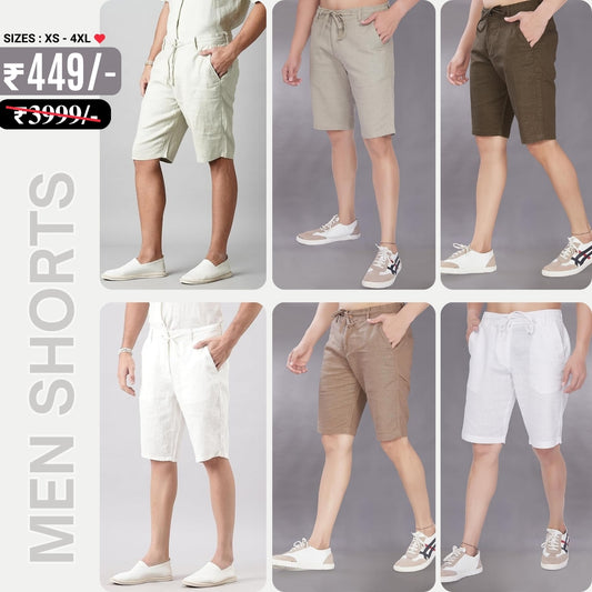 6-Pack Premium Men’s Shorts | Breathable, Stylish, and Comfortable For Summers | ML-02
