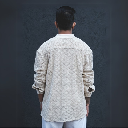 2-Pack Men’s Crochet Shirts | Lightweight and Trendy | CR-03