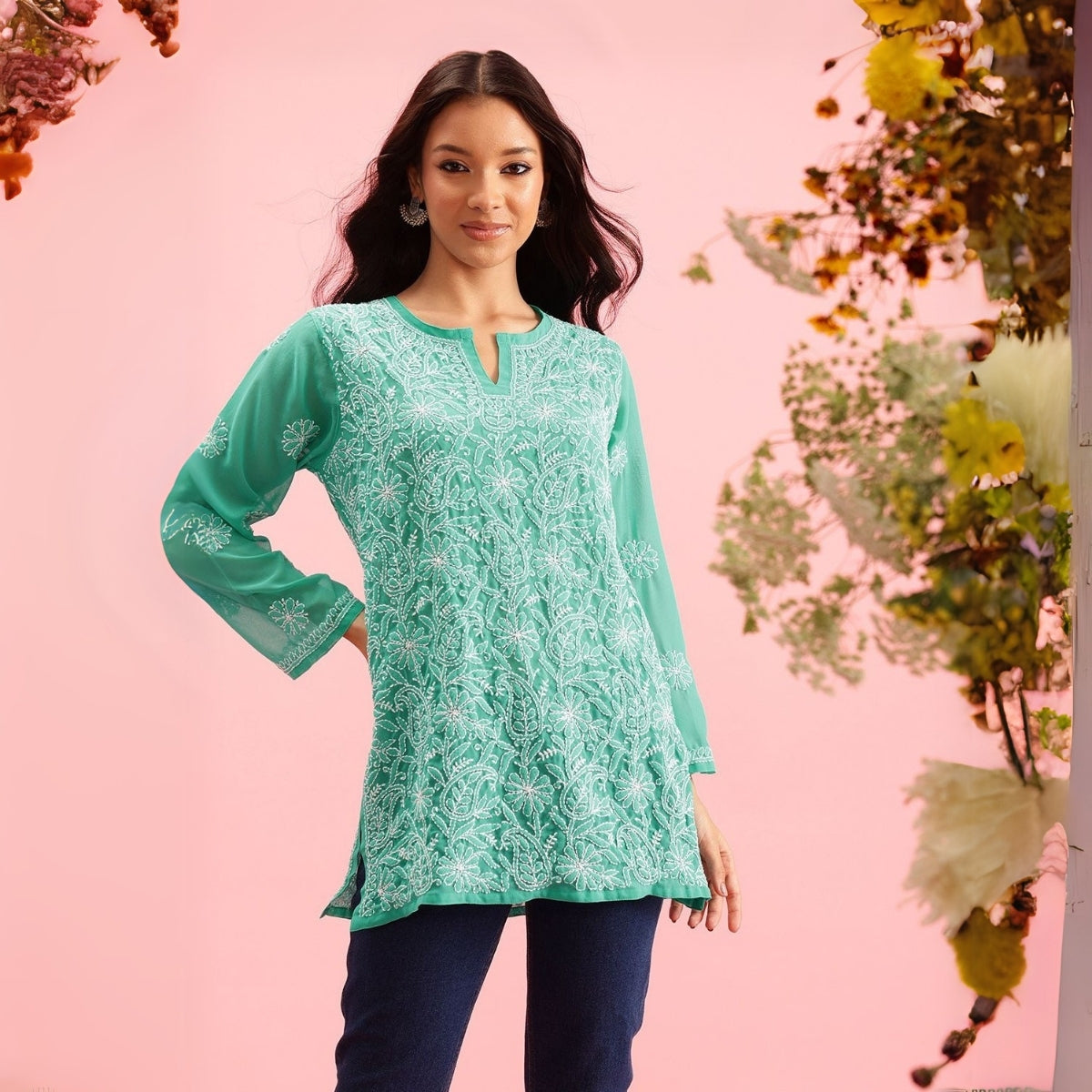 6 Pack Short Kurtis | Perfect For Summer| 3/4 Sleeve | C-107