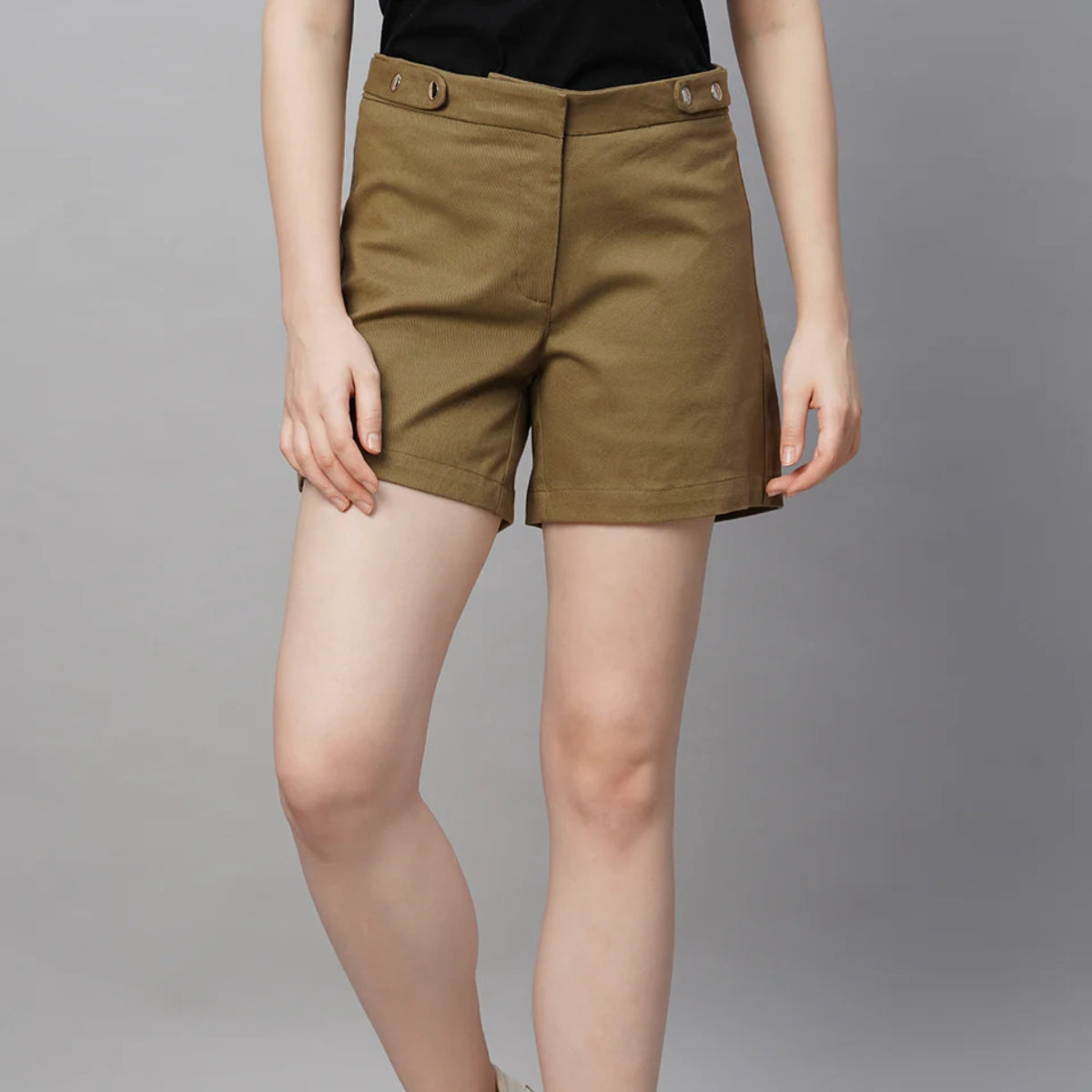 Gorgeous Regular Fit Cotton Shorts for Women | Pack Of 2 | C-011