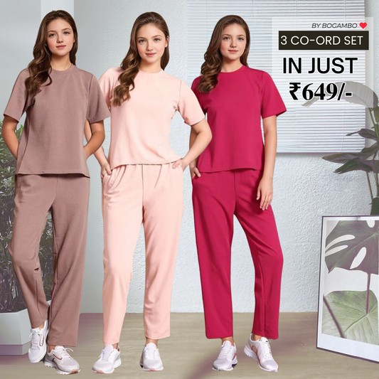 3-Pack Summer Style Co-ord Set Collection | CS-13
