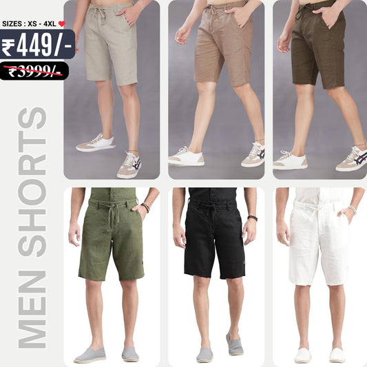 6-Pack Premium Men’s Shorts | Breathable, Stylish, and Comfortable For Summers | ML-05