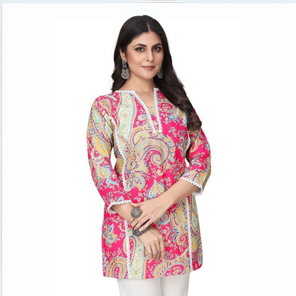 6 Pack Short Kurtis | Perfect For Summer| 3/4 Sleeve | C-105