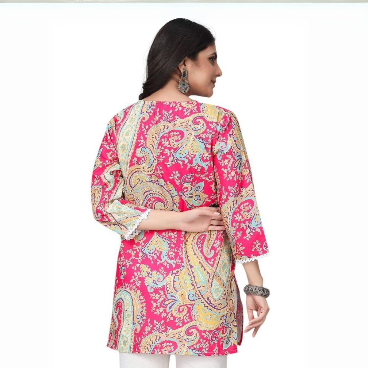 6 Pack Short Kurtis | Perfect For Summer| 3/4 Sleeve | C-105