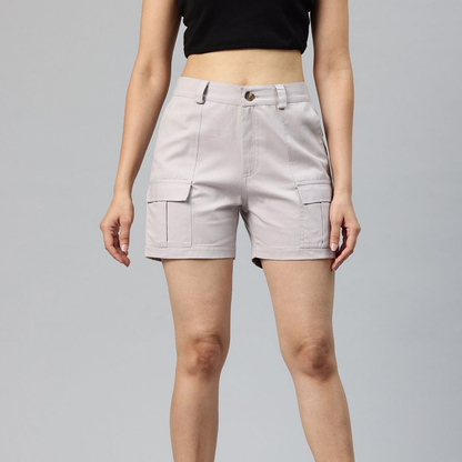 Gorgeous Regular Fit Cotton Shorts for Women | Pack Of 2 | C-028