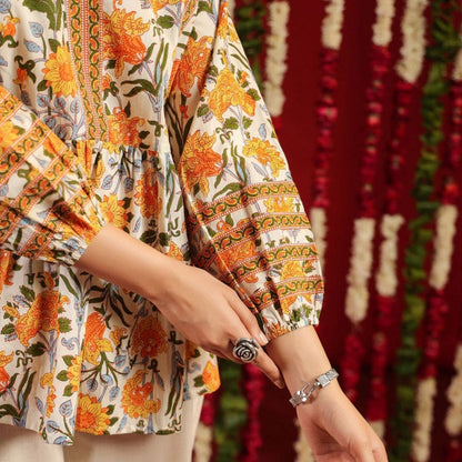 3 Combo Pack Cotton Short Kurtis | Summer Cotton Bliss | 3/4 Sleeve | C-166