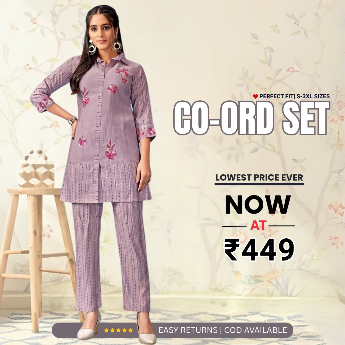 Trendy Women’s Co-ord Sets – Grab Yours on Sale Today | CS-06
