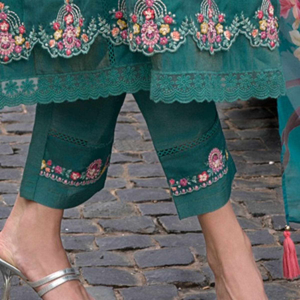 Pack of 3 | Elegant Silk Suit Set for Women | Festive & Party Wear |  SS-02