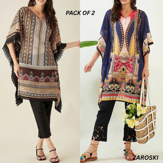 Stylish Kaftan Kurta and Pant Combo for Every Occasion | K-07