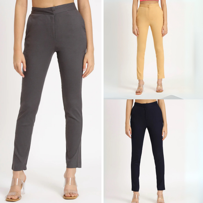 3-Pack of Women’s Trousers & Formal Pants (TF-07)