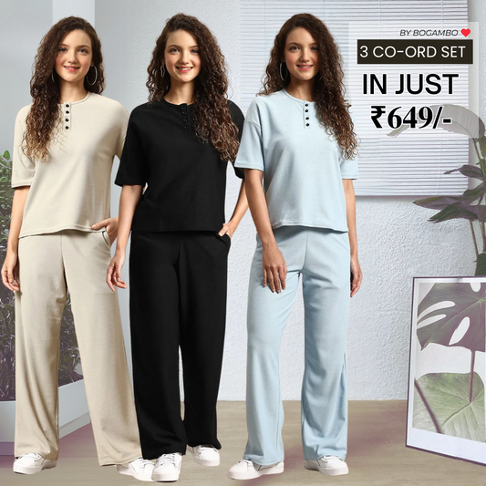 3-Pack Summer Style Co-ord Set Collection | CS-17