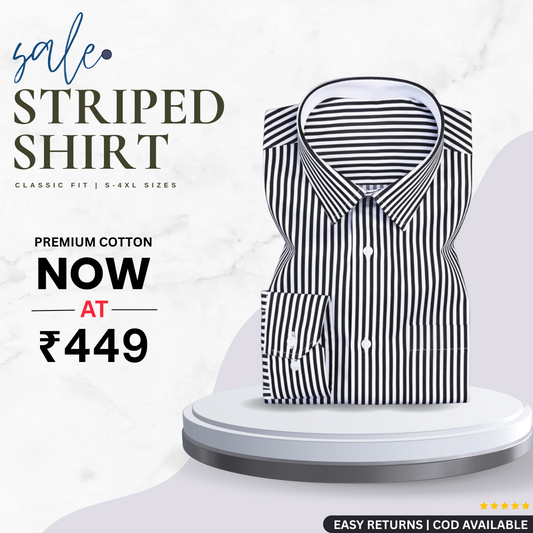 Men’s Formal Shirt Sale – Elevate Your Office Style | Flexible Cotton Shirts | OS-08