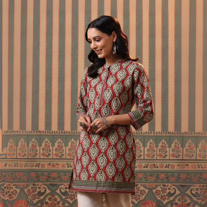 5 Pack Short Kurtis | Perfect For Summer| 3/4 Sleeve | (SK-06)