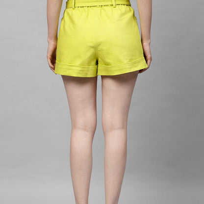 Pack Of 4 | Modern Llifestyles Regular Fit Cotton Shorts for Women | C-096