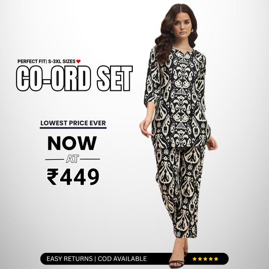 Trendy Women’s Co-ord Sets – Grab Yours on Sale Today | CS-09