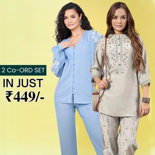 2-Pack Combo Double the Style with Our Co-Ord Set | C-137