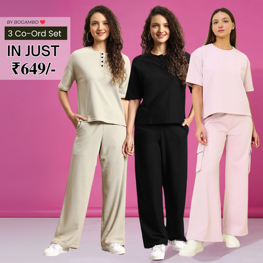 3-Pack Summer Style Co-ord Set Collection | CS-19