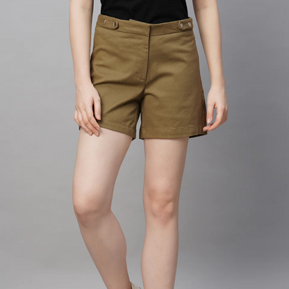 Gorgeous Regular Fit Cotton Shorts for Women | Pack Of 2 | C-022